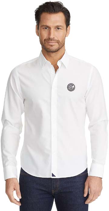 UNTUCKit Las Cases Classic Fit 100% Cotton Long Sleeve Men's Dress Shirt - Wrinkle Free