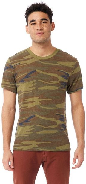 Alternative Adult Unisex 4.1 oz Cotton Poly Rayon Eco-Jersey™ Crew Short Sleeve T-Shirt