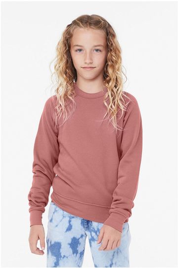 Bella + Canvas Youth Sponge Fleece Raglan Sweatshirt