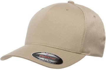 Flexfit Adult Unisex 5-Panel Mid Profile Structured Poly-Twill Cap