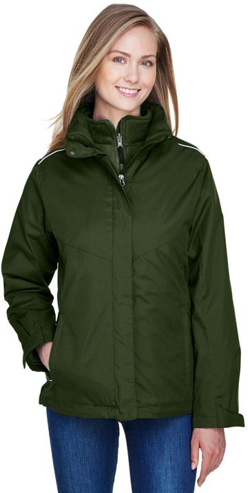 Core 365 Ladies' Region 3-in-1 Jacket with Fleece Liner