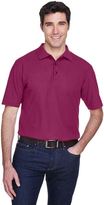 UltraClub Men's Whisper Pique Polo