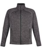 North End Men's Flux Melange Bonded Fleece 100% Polyester Jacket