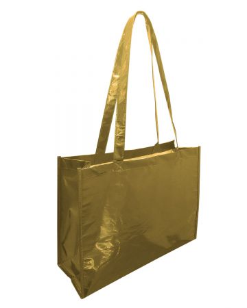 Liberty Bags Metallic Deluxe Tote Bag Jr - 16 " x 12 " x 6 "
