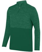 Augusta Sportswear Adult Shadow TonalHeather Quarter-Zip Pullover