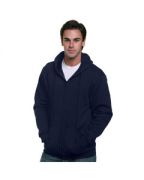 Bayside Adult 9.5oz., 80% cotton/20% polyester Full-Zip Hooded Sweatshirt