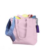 BAGedge 12oz Canvas Book Tote Bag - 10" w x 14" h x 5" d