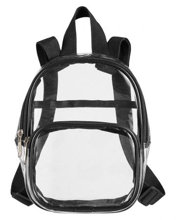 BAGedge Unisex Clear PVC Mini Backpack