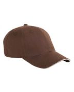 Big Accessories 6-Panel Twill Sandwich Baseball Cap