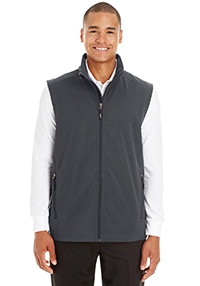 Core 365 Men's Cruise Two-Layer Fleece Bonded Soft Shell Vest