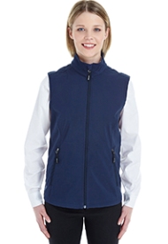 Core 365 Ladies' Cruise Two-Layer Fleece Bonded SoftShell Vest