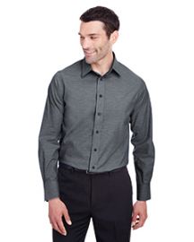 Devon & Jones Men's Crown Collection® Stretch Pinpoint Chambray Shirt