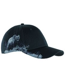 Dri Duck Brushed Cotton Twill Grizzly Bear Cap