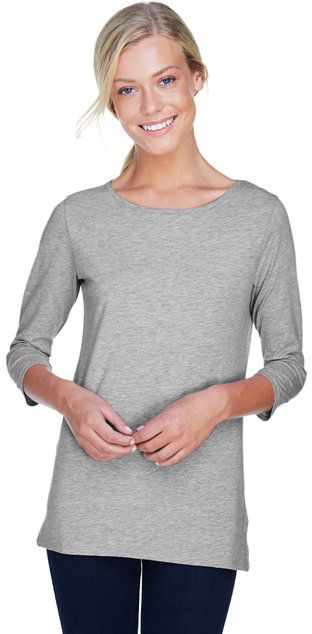 Devon & Jones Ladies' Perfect Fit™ Ballet Bracelet-Length Knit T-shirt