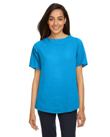 Devon & Jones Ladies' Perfect Fit Boat-Neck Blouse