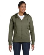 econscious Ladies' Organic/Recycled Full-Zip Hooded Sweatshirt