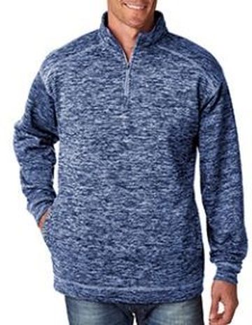 J America Adult Cosmic Poly Fleece Quarter-Zip