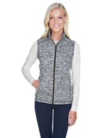 J America Ladies' Lasic Cosmic Fleece Vest