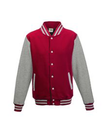 Just Hoods By AWDis Men's 80/20 Heavyweight Letterman Jacket