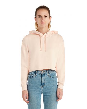 Lane Seven Ladies' Crop Hooded Sweatshirt