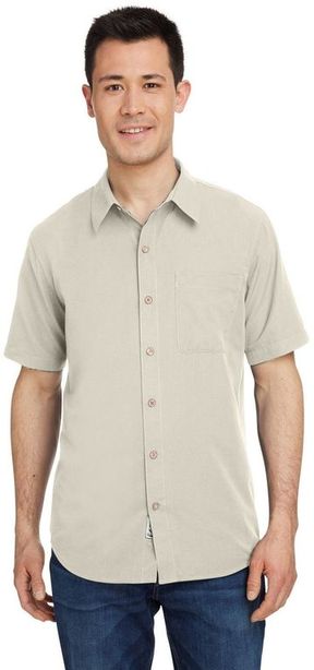 Marmot Men's Aerobora Short-Sleeve Woven Button Up Dress Shirt