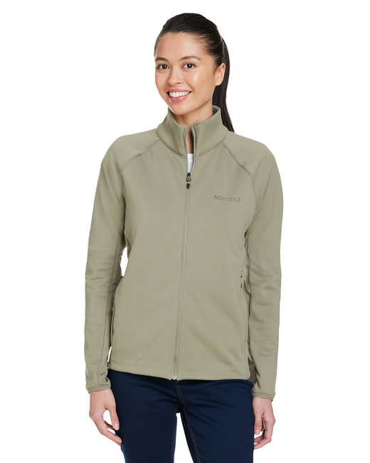 Marmot Ladies Leconte Fleece 92% Recycled Polyester, 8% Elastane Full-Zip Jacket With Pockets