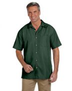 Harriton Men's Barbados Textured CampShirt