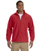 Harriton Men's 8-ounce. Full-Zip Fleece