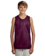 A4 Youth Reversible Mesh Tank