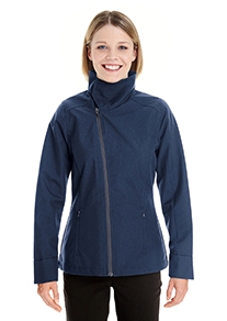 North End Ladies' Edge Soft Shell Jacket with Convertible Collar