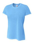 A4 Ladies' Short Sleeve Spun 4.7 oz 100% Polyester T-Shirt