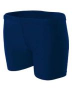 A4 Ladies' 4" Inseam Compression Shorts