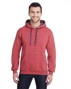 Fruit of the Loom Adult 7.2-ounce. Sofspun® Striped Hooded Sweatshirt