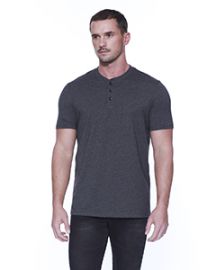 StarTee Men's CVC Henley