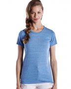 US Blanks Ladies' Short-Sleeve Triblend Crew T-Shirt