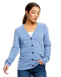 US Blanks Ladies' 4.9-ounce. Long-Sleeve Cardigan