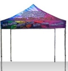 Pop-Up Tent- (Full Digital Top & Valance) 10' x 10'