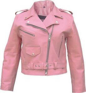 Women's Classic Leather "Full Cut" Motorcycle Jacket