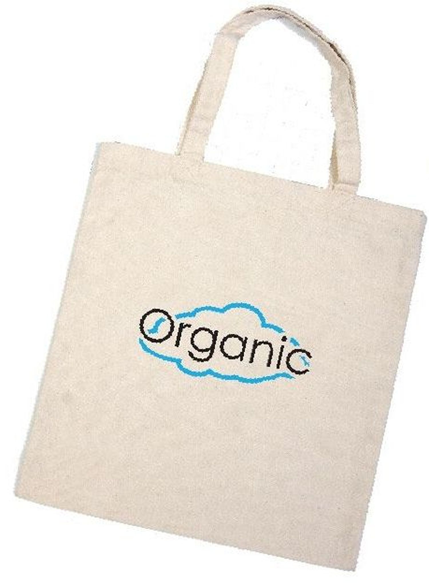 Organic Cotton Budget Tote Bag - 15"W × 16"H