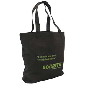 Recycled RPET Tote Bag - 18"W × 16"H × 4"D