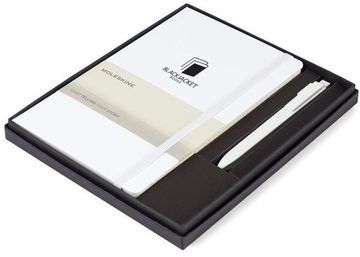 Moleskine Large Notebook and GO Pen Gift Set - 7.25"L x 8.625"H x 0.875"W