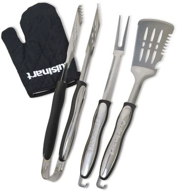 Cuisinart Outdoors 4-Piece Grill Tool Set - Black