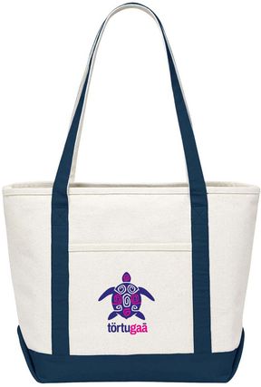 Baltic 18oz Cotton Canvas Boat Tote Bag - 13.25" x 19.75" x 7"