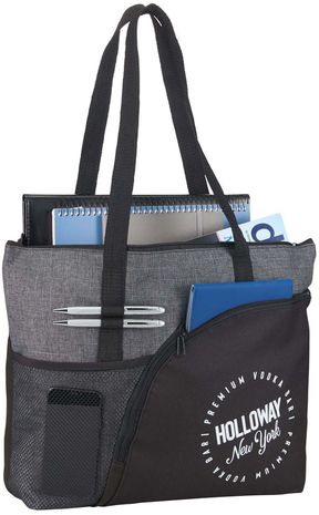 Excel Sport Zippered Utility Business Tote Bag - 14" x 18" x 3.5"