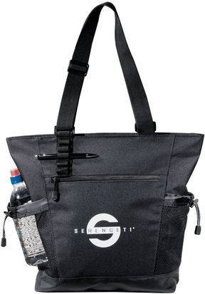 Urban Passage Zippered Travel Business Tote Bag - 15" x 18" x 5"