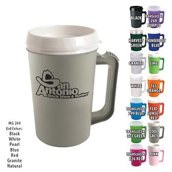The Grande 22oz Coffee Mug With Spill-Resistant Lid 