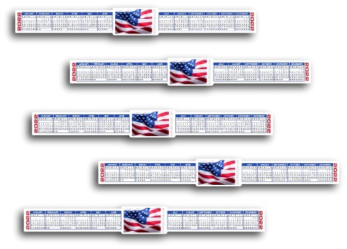 Calendar Decal (10"x 1.125") 4-Color Process